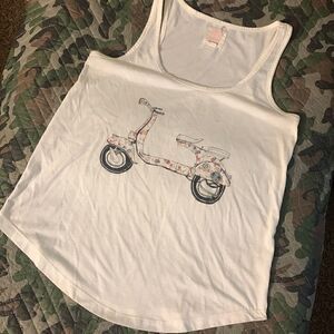 QUICK SILVER, tank top with Scooter, so cute, XS,